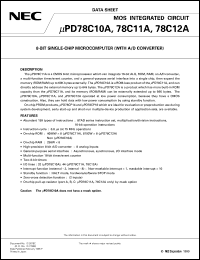 Click here to download UPD78C10 Datasheet