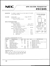 Click here to download 2SC945 Datasheet