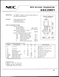Click here to download 2SC2901 Datasheet