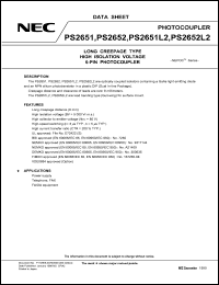 Click here to download PS2652L2-V Datasheet