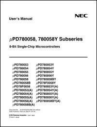 Click here to download uPD780056GC(A)-xxx-8BT Datasheet