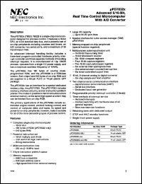 Click here to download uPD78322GJ-5BJ Datasheet