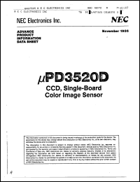 Click here to download uPD3520 Datasheet