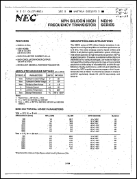 Click here to download NE21912 Datasheet