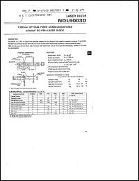 Click here to download NDL5003D Datasheet