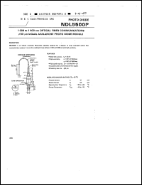 Click here to download NDL5500P Datasheet