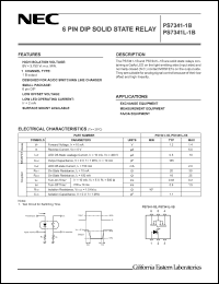 Click here to download PS7341L-1B-E4 Datasheet