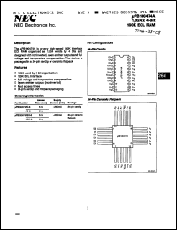 Click here to download uPB100474AD-6 Datasheet