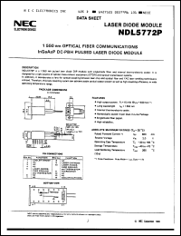 Click here to download NDL5772 Datasheet