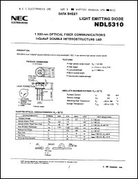 Click here to download NDL5310 Datasheet