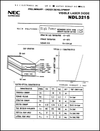Click here to download NDL3215 Datasheet
