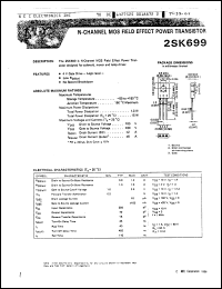 Click here to download 2SK699 Datasheet