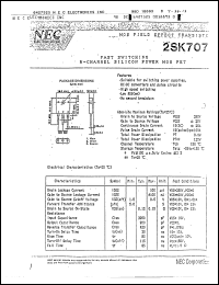 Click here to download 2SK707 Datasheet