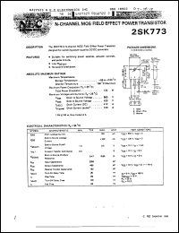 Click here to download 2SK773 Datasheet