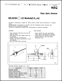 Click here to download OD-8316 Datasheet