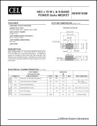 Click here to download NE650103M Datasheet