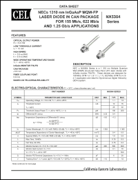 Click here to download NX5304EK Datasheet