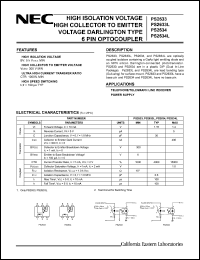 Click here to download PS2633L Datasheet