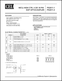 Click here to download PS2811-1-F4 Datasheet