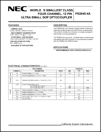 Click here to download PS2845-4 Datasheet