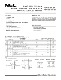 Click here to download PS7122L-1A-E4 Datasheet