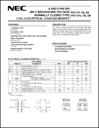 Click here to download PS7141L-1B-E4 Datasheet
