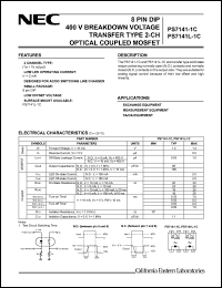 Click here to download PS7141L-2C-E3 Datasheet