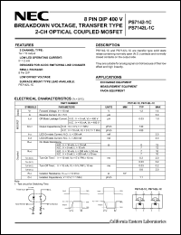 Click here to download PS7142L-1C-E4 Datasheet