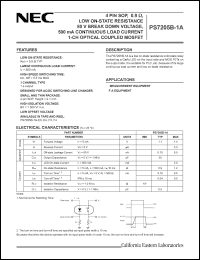 Click here to download PS7205B-1A-F3 Datasheet