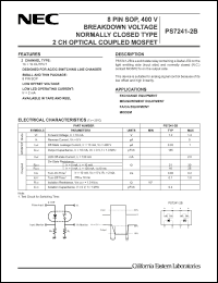 Click here to download PS7241-2B-F3 Datasheet