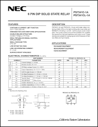 Click here to download PS7341CL-1A-E4 Datasheet