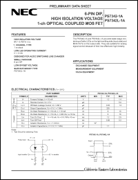 Click here to download PS7342L-1A-E4 Datasheet