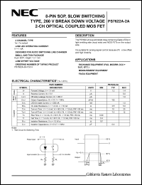 Click here to download PS7622A-2A-F3 Datasheet