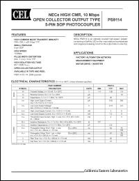 Click here to download PS9114-F4 Datasheet