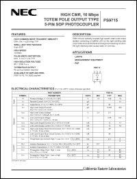 Click here to download PS9715-F3 Datasheet