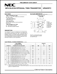 Click here to download UPA835TC-T1 Datasheet