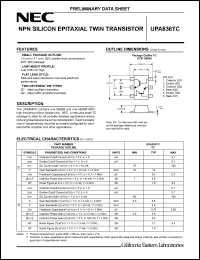 Click here to download UPA836TC-T1 Datasheet