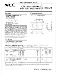 Click here to download UPG2008TK-E2 Datasheet