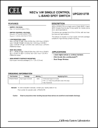 Click here to download UPG2012TB-E3 Datasheet