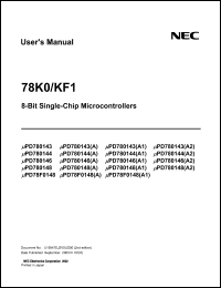 Click here to download uPD78F0148M2GC-8BT Datasheet