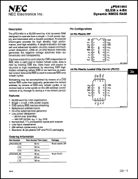 Click here to download UPD41464L-12 Datasheet