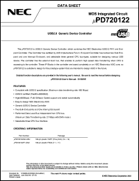 Click here to download UPD720122GC-9EU Datasheet