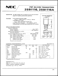 Click here to download 2SB1116 Datasheet