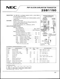 Click here to download 2SB1150 Datasheet