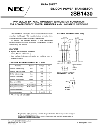 Click here to download 2SB1430 Datasheet