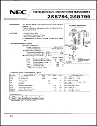 Click here to download 2SB794 Datasheet