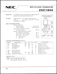 Click here to download 2SC1844 Datasheet