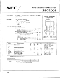 Click here to download 2SC2002 Datasheet