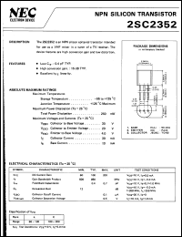 Click here to download 2SC2352 Datasheet