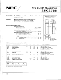 Click here to download 2SC2786 Datasheet
